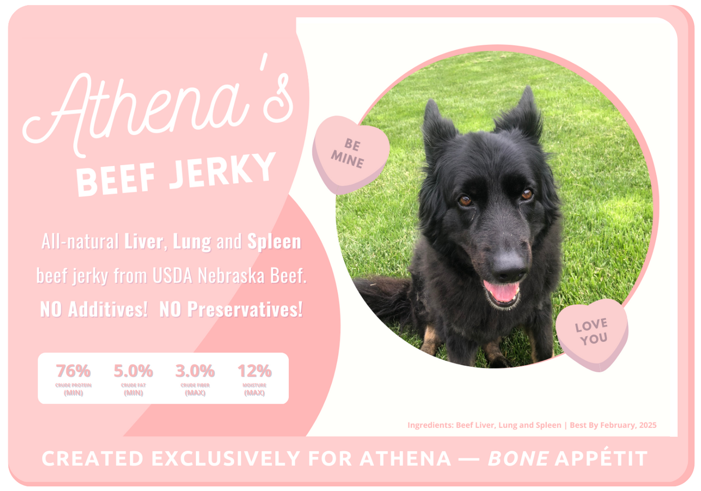 Personalized Beef Medley Dog Treats