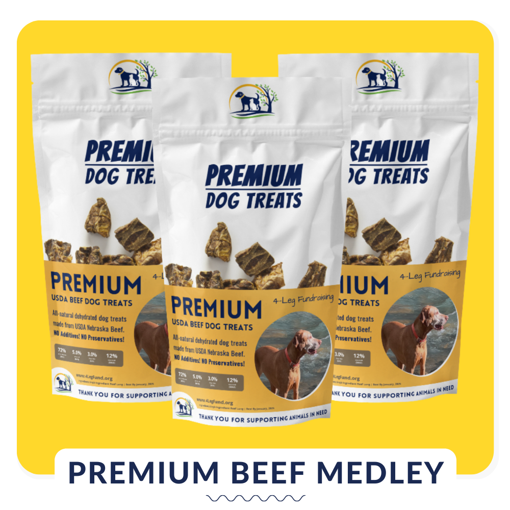 Premium Beef Jerky Medley Dog Treats